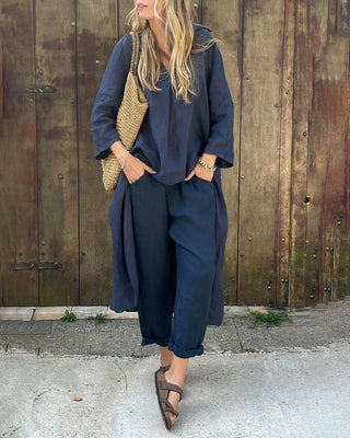 Tara Murphy | Linen Two-Piece Set For Women