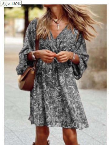 Charlotte Turner | Printed Boho Midi Dress For Women