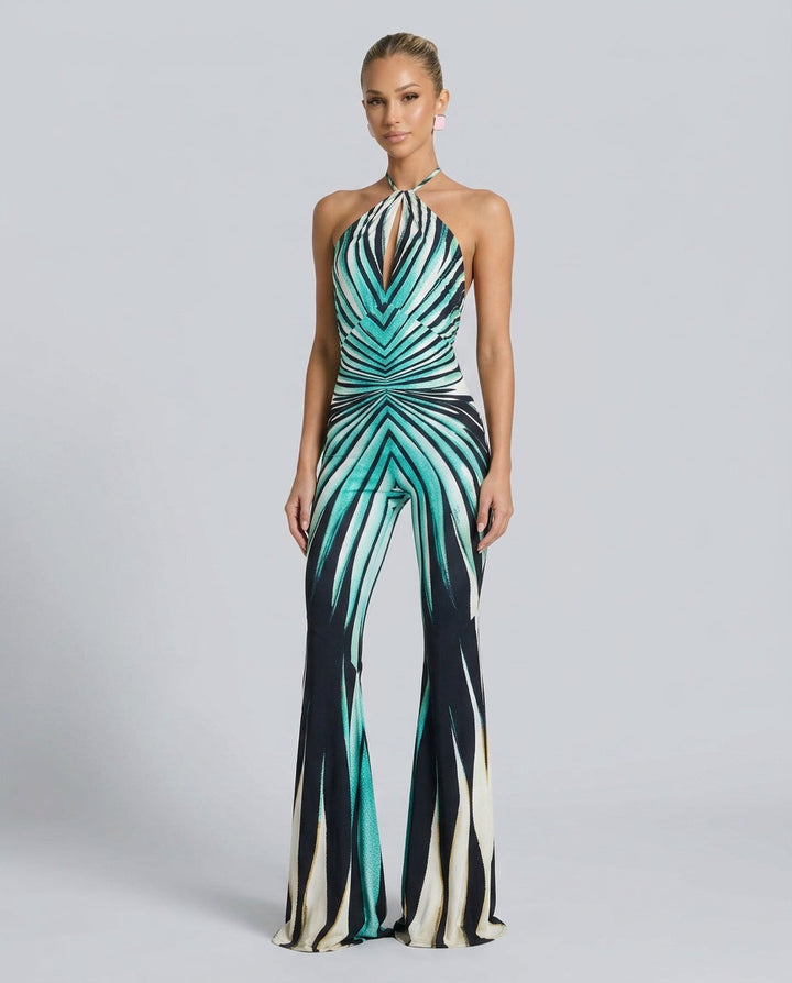 Harper Tindall | Printed Halter Neck Jumpsuit For Women