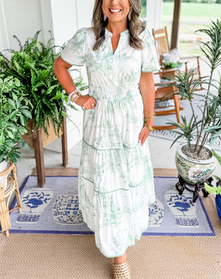 Brooke Thompson | Classic Toile Maxi Dress For Women