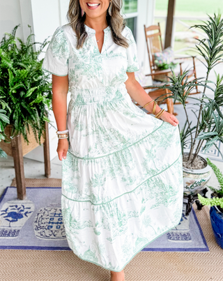 Brooke Thompson | Classic Toile Maxi Dress For Women