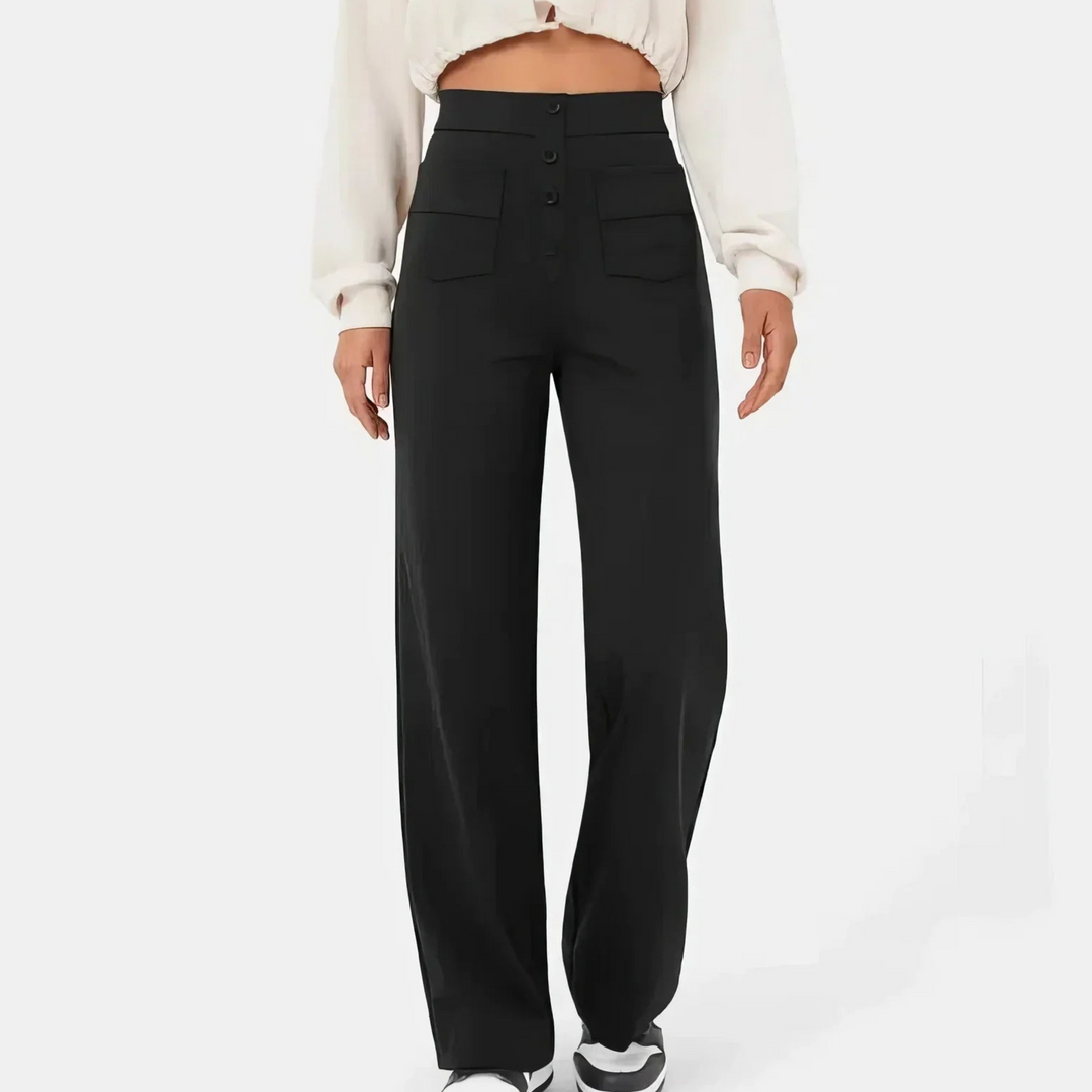 Brooke Turner | High Waist Wide Leg Trousers For Women