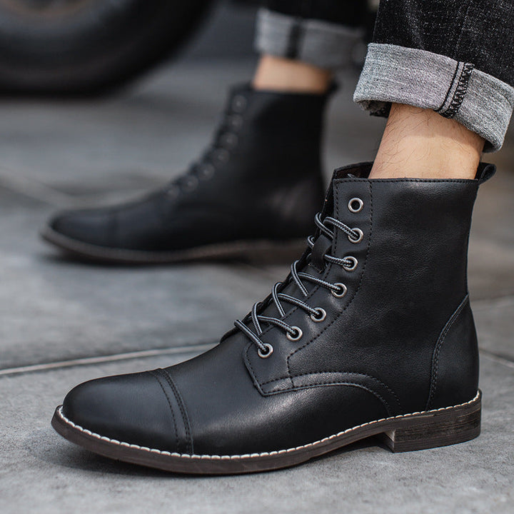Cameron Sinclair | Leather Ankle Boots For Men