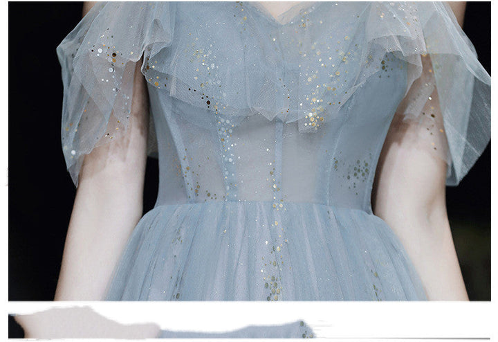 Georgia Mitchell | Sparkle Tulle Maxi Evening Dress For Women