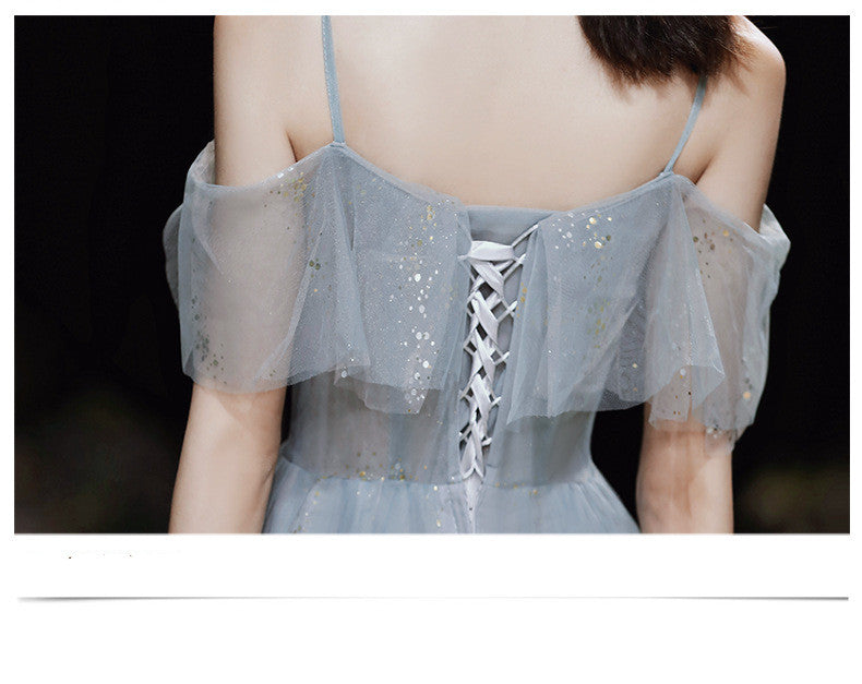 Georgia Mitchell | Sparkle Tulle Maxi Evening Dress For Women