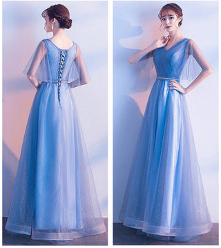 Elise Robertson | Sparkle Tulle A-line Maxi Gown For Women