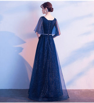 Elise Robertson | Sparkle Tulle A-line Maxi Gown For Women