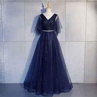 Elise Robertson | Sparkle Tulle A-line Maxi Gown For Women