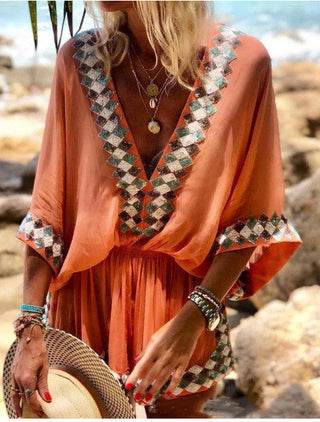 Tara Walker | Boho Print Playsuit For Women
