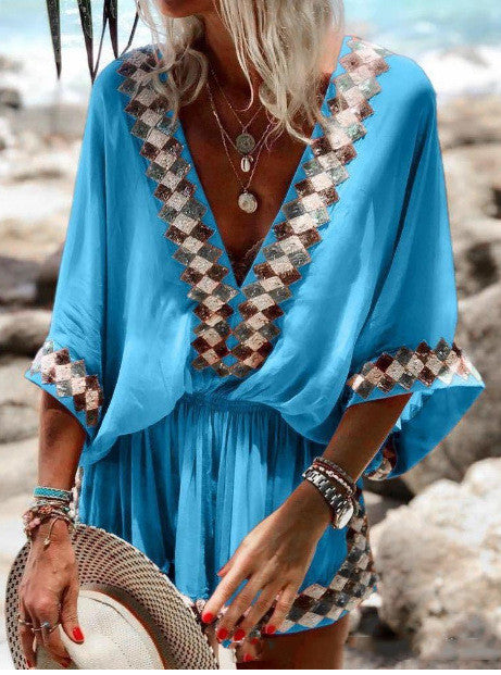 Tara Walker | Boho Print Playsuit For Women