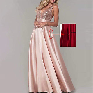Amelia Robertson | Sequined Gown Formal Maxi Dress For Women