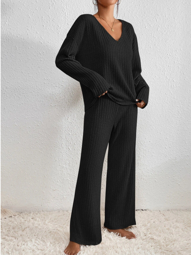 Charlotte Bennett | Ribbed Knit Lounge Set For Women