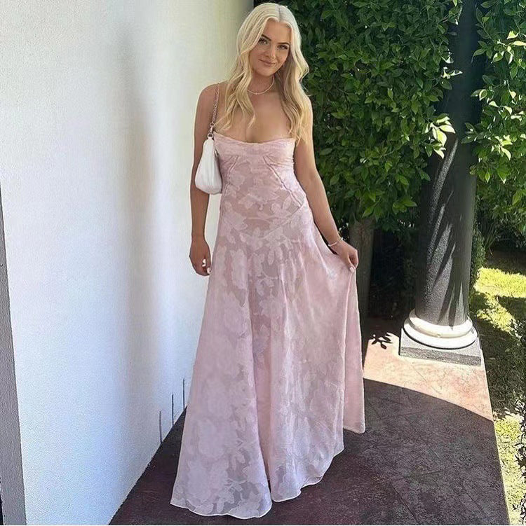 Hannah Stanhope | Butterfly Lace Maxi Dress For Women