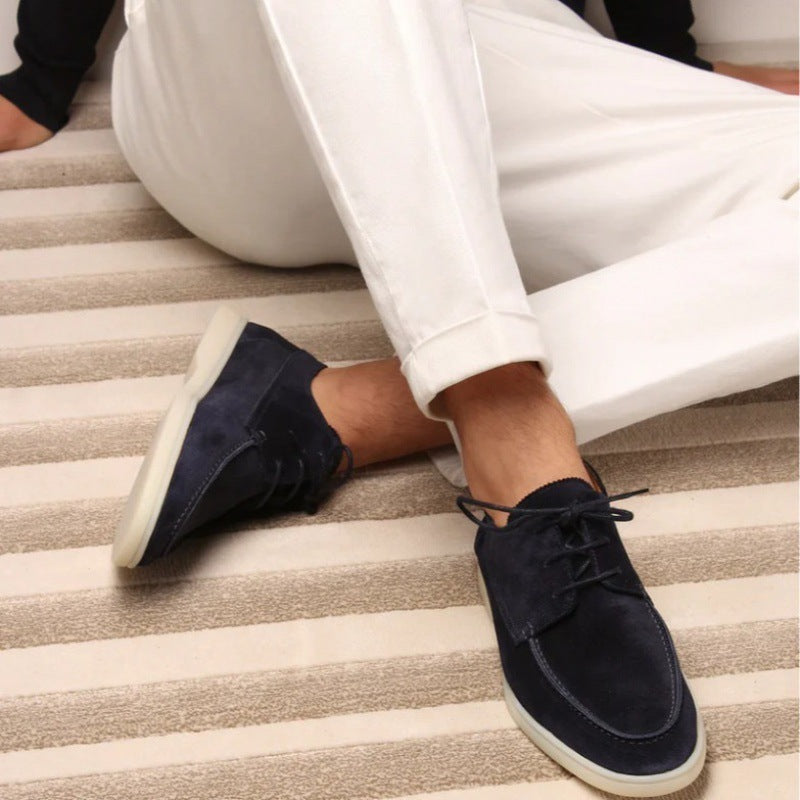 Owen Baxter | Suede Lace-Up Casual Shoes For Men