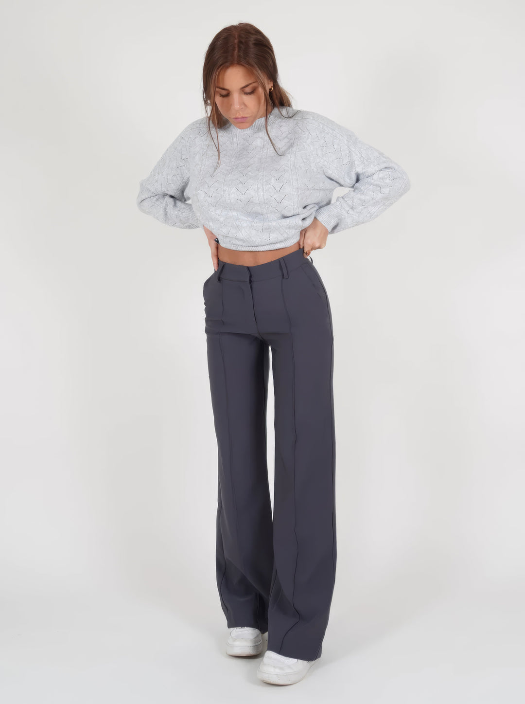 Alessia Romano | High Waisted Wide Leg Pants For Women