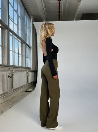 Alessia Romano | High Waisted Wide Leg Pants For Women