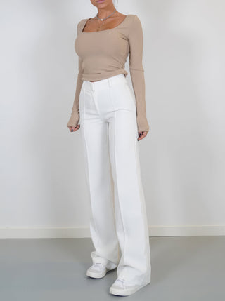Alessia Romano | High Waisted Wide Leg Pants For Women
