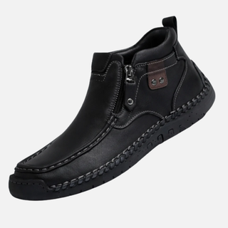 Matteo Ricci | Casual Zip Leather Boots For Men