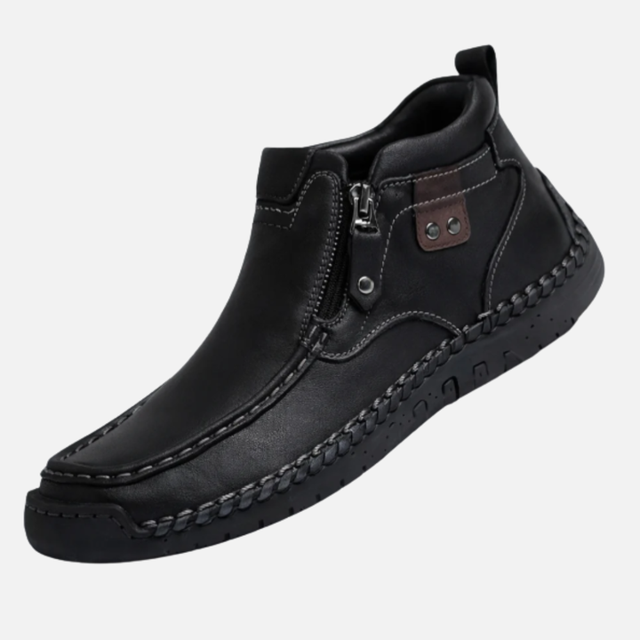 Matteo Ricci | Casual Zip Leather Boots For Men