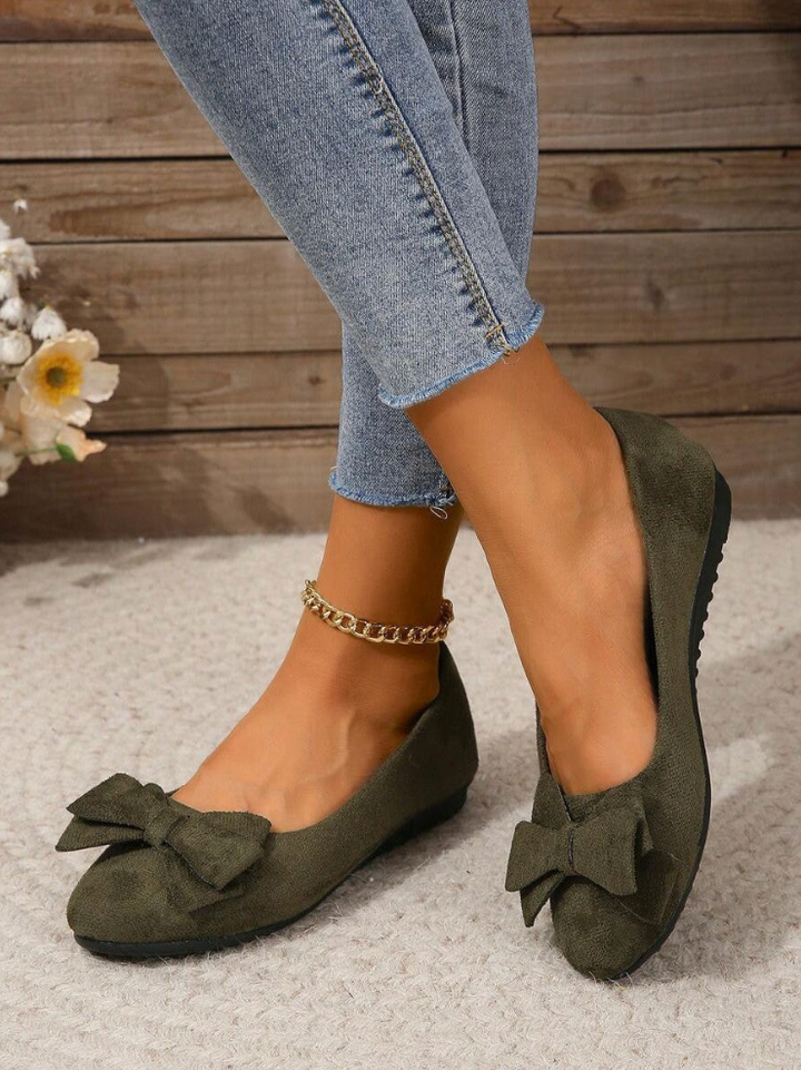 Giulia Fontana | Elegant Comfort Bow Flats For Women