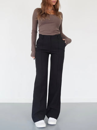 Alessia Romano | High Waisted Wide Leg Pants For Women