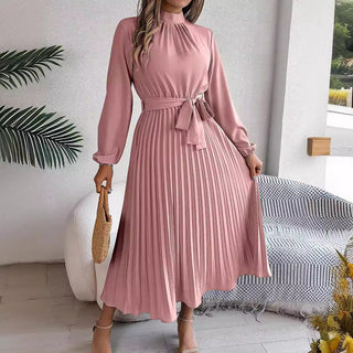 Lauren Ryan | Pleated Midi Dress For Women