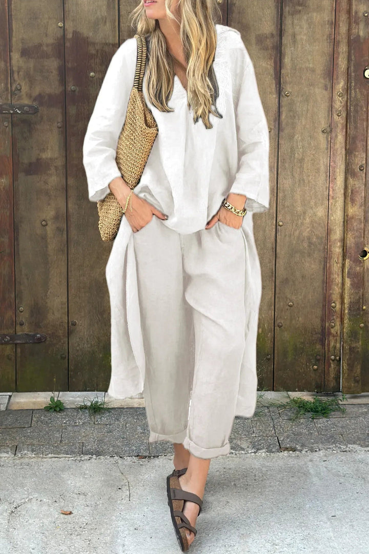 Tara Murphy | Linen Two-Piece Set For Women