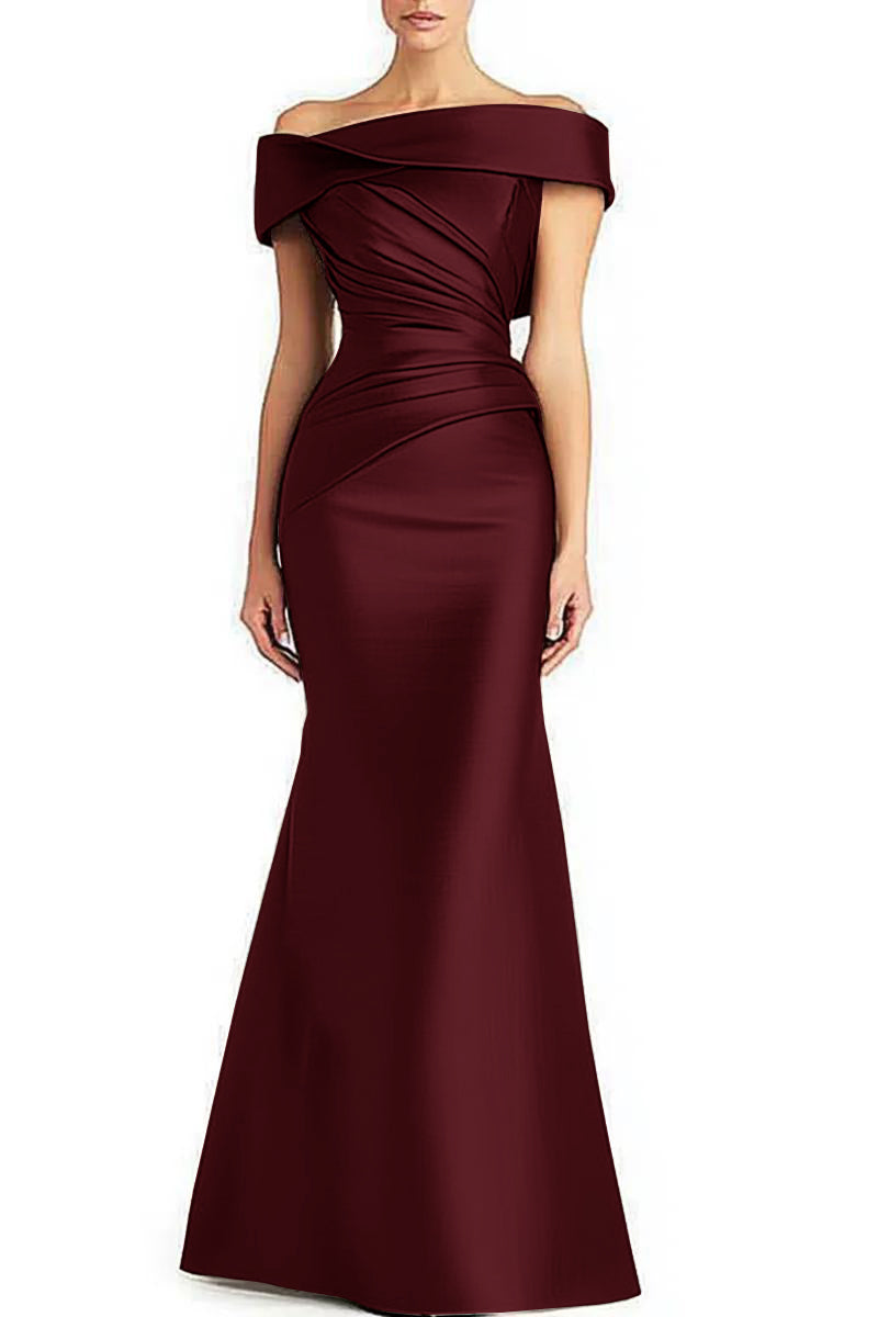 Matilda Stewart | Off-Shoulder Mermaid Maxi Dress For Women