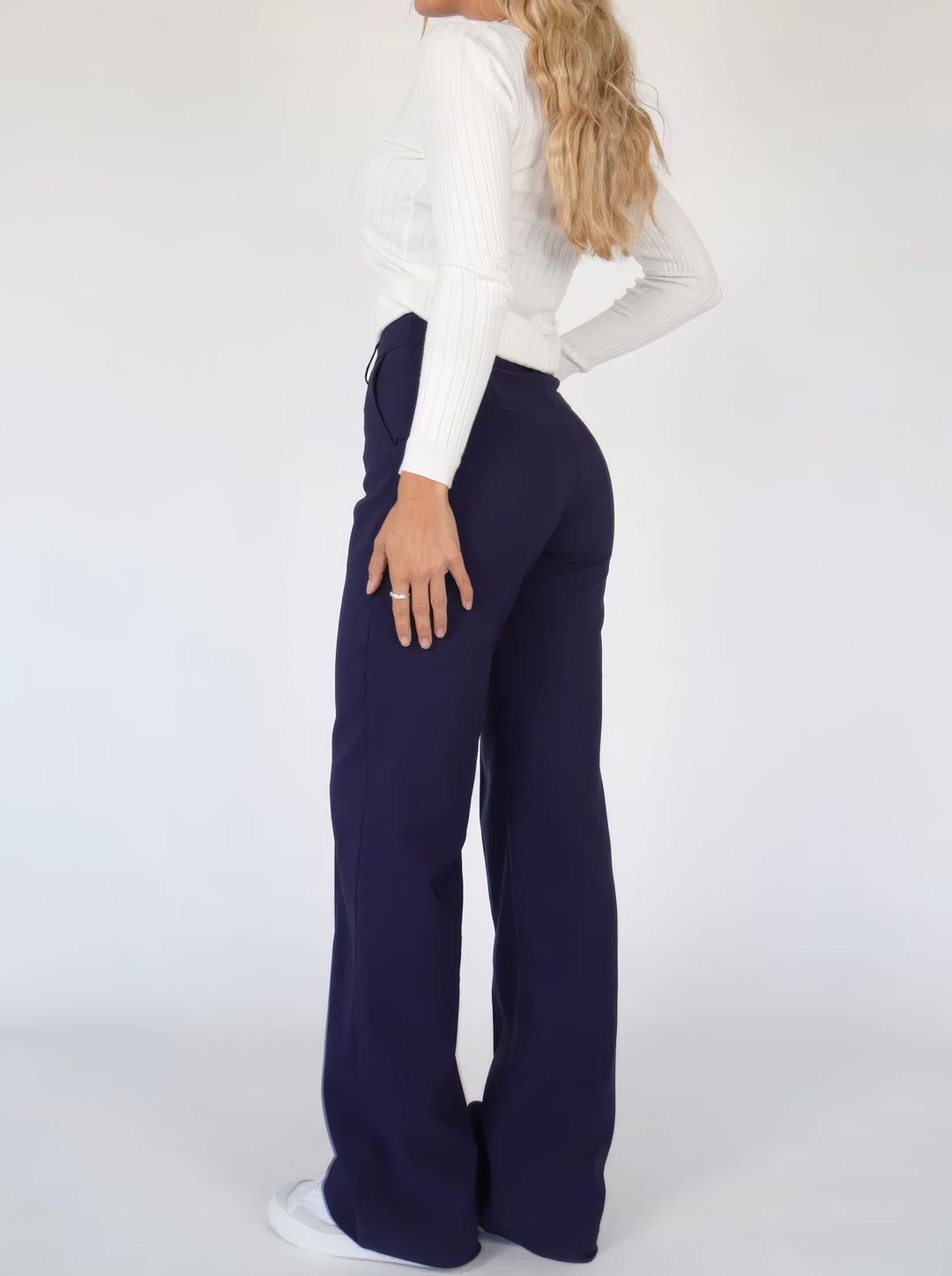 Alessia Romano | High Waisted Wide Leg Pants For Women