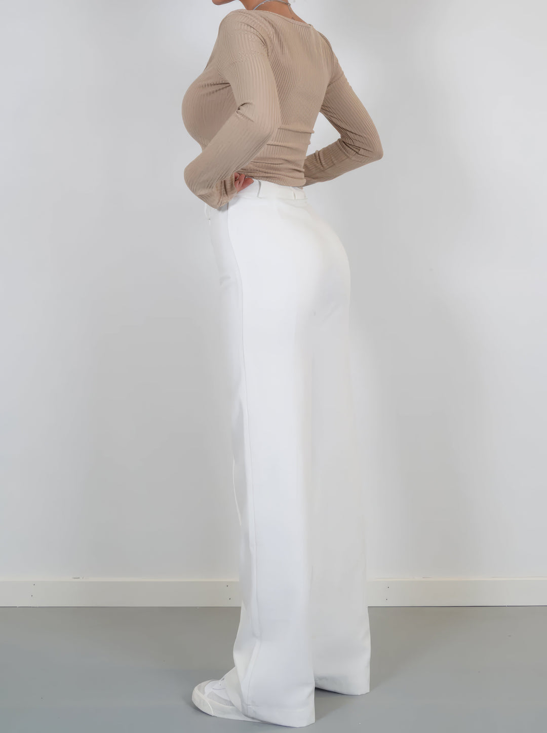 Alessia Romano | High Waisted Wide Leg Pants For Women