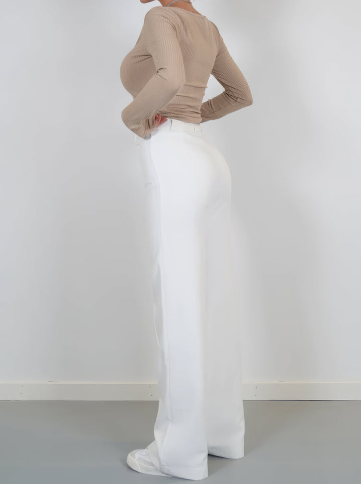 Alessia Romano | High Waisted Wide Leg Pants For Women