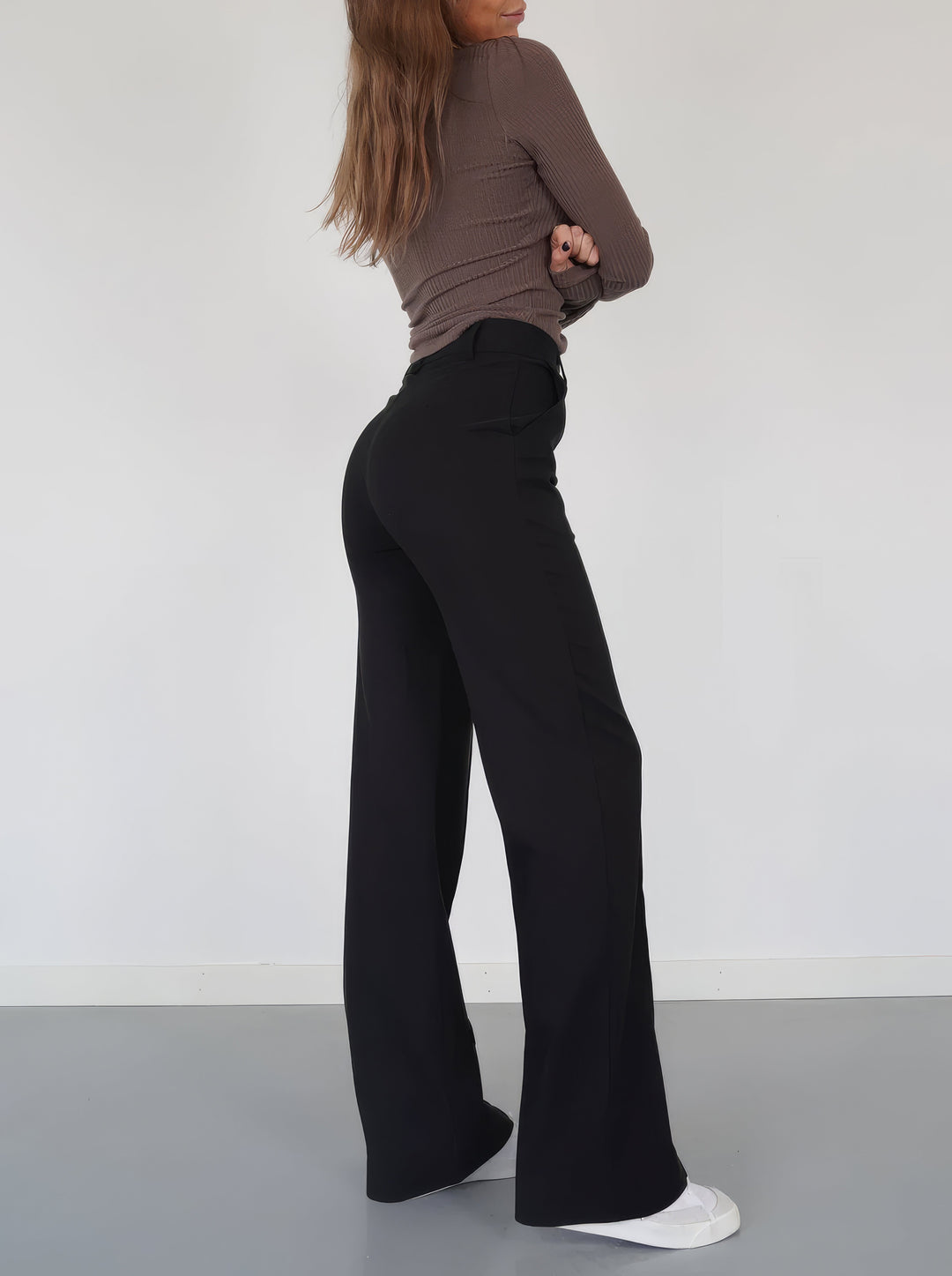 Alessia Romano | High Waisted Wide Leg Pants For Women