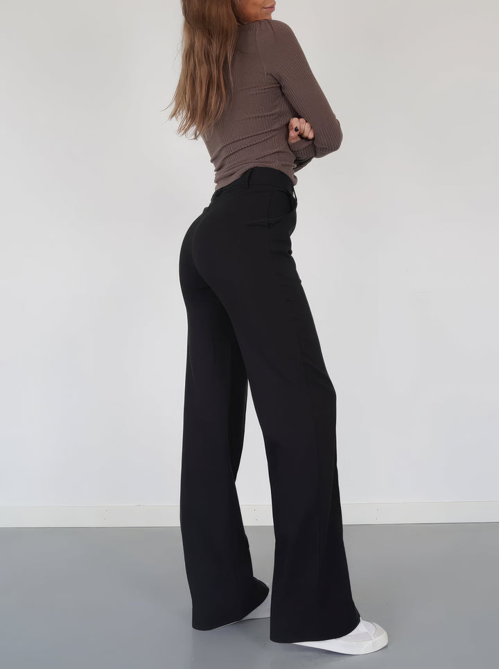 Alessia Romano | High Waisted Wide Leg Pants For Women