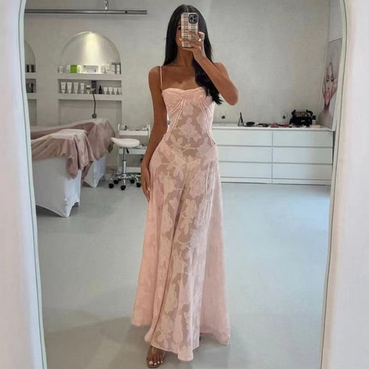 Hannah Stanhope | Butterfly Lace Maxi Dress For Women