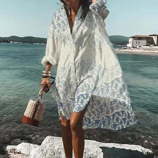 Chloe Williams | Printed Shirt Dress For Women