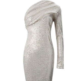 Sophie Hughes | One Shoulder Sequin Midi Dress For Women