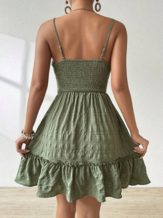 Grace Hughes | Breezy Ruched Mini Dress For Women