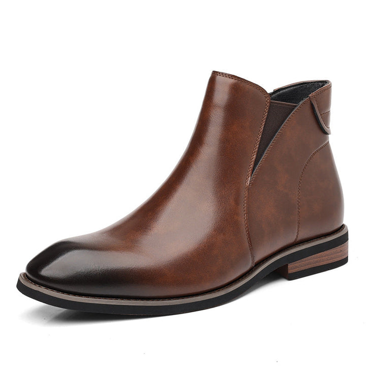 Henry Baxter | Retro High-Top Leather Boots For Men