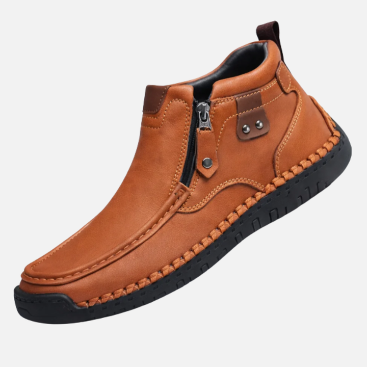 Matteo Ricci | Casual Zip Leather Boots For Men