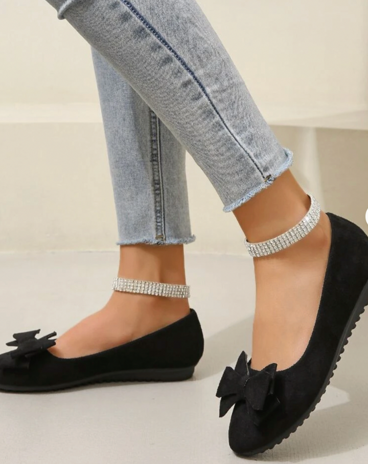 Giulia Fontana | Elegant Comfort Bow Flats For Women
