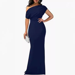 Isla Turner | One-Shoulder Maxi Party Dress For Women