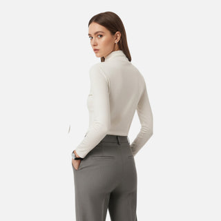 Elena Whitmore | Elegant Cross Neck Top For Women