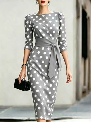 Ruby Turner | Polka Dot Midi Dress For Women