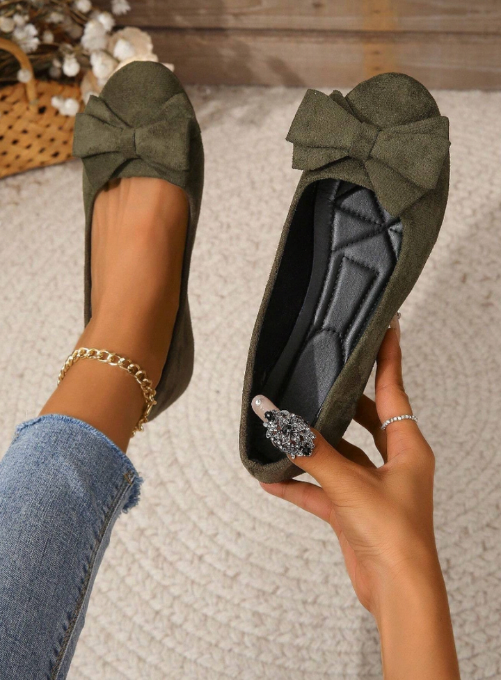 Giulia Fontana | Elegant Comfort Bow Flats For Women