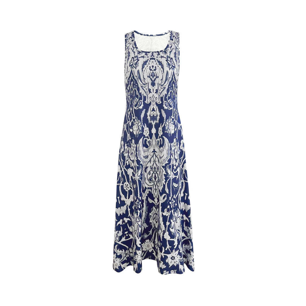 Poppy Baxter | Bohemian Printed Midi Dress For Women