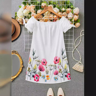 Ivy Bennett | Off-Shoulder Floral Mini Dress For Women