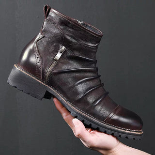 Marcus Bailey | Leather High-Top Boots For Men
