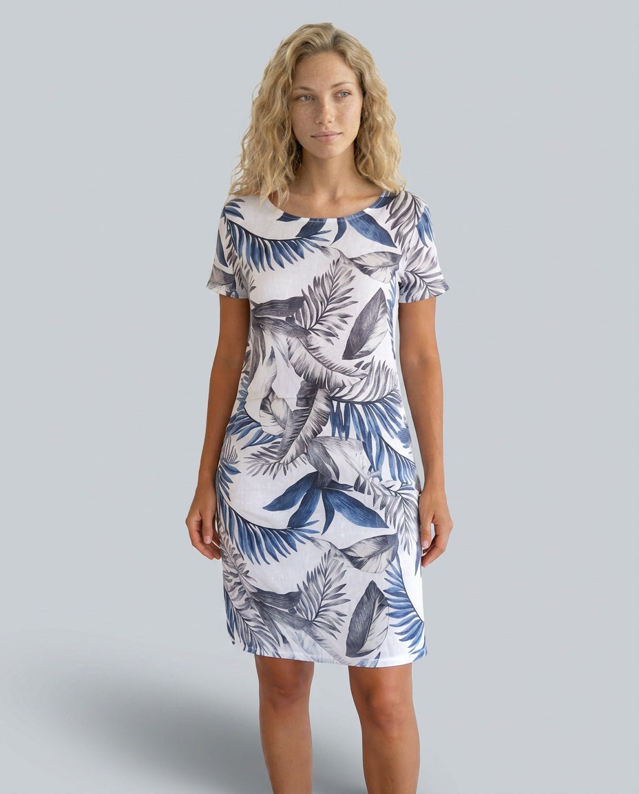 Matilda Reid | Tropical Print Mini Dress For Women