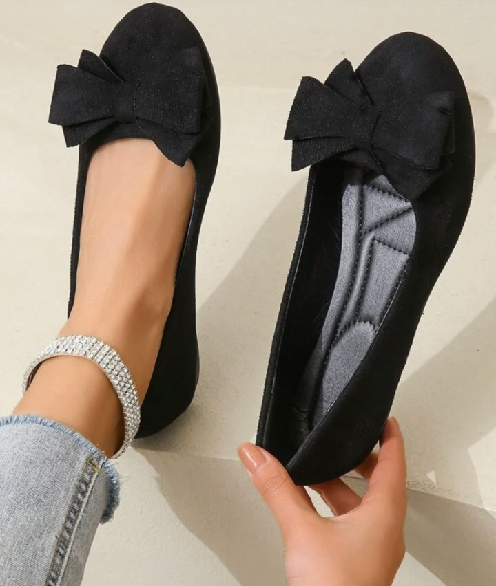 Giulia Fontana | Elegant Comfort Bow Flats For Women