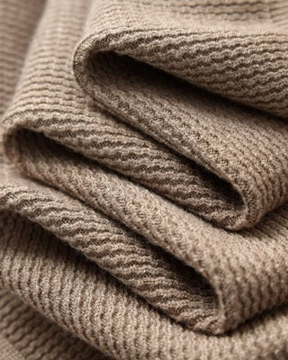 Lorenzo Virelli | Textured Knit Polo Sweater with Refined Minimalism For Men
